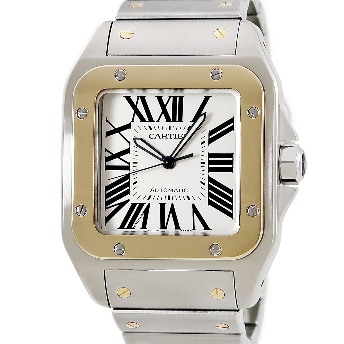Cartier カルティエ サントス コンビ 駒③ 約13.5mm 実機レビュー】サントス ドゥ カルティエMMコンビモデル