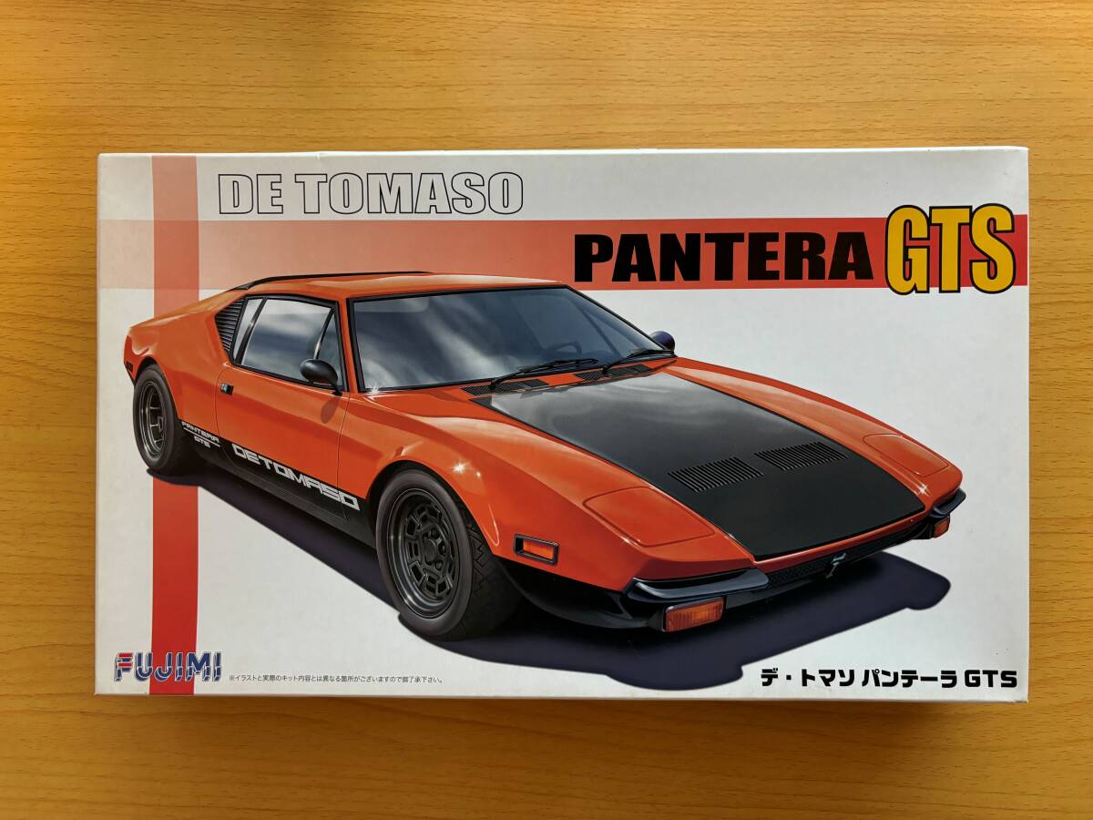 【未組立未開封】 1/24 デ•トマソ•パンテーラGTS マルイ　プラモデル Yahoo!オークション - 1/24 デ・トマソ パンテーラ GTS【未組立