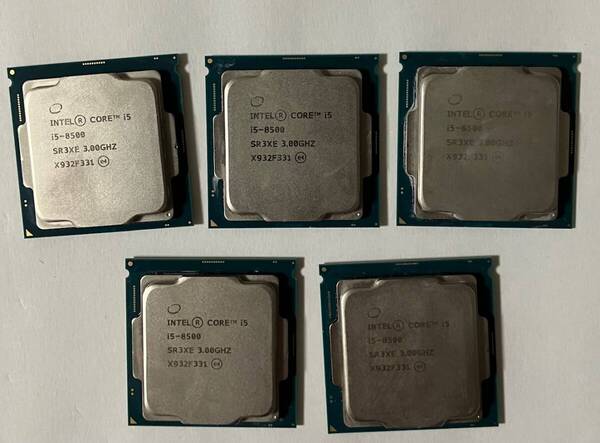 【即決 送料無料】CPU INTEL CORE i5-8500 3.00GHZ 【5個 まとめ売り】【一応ジャンク扱いにて】