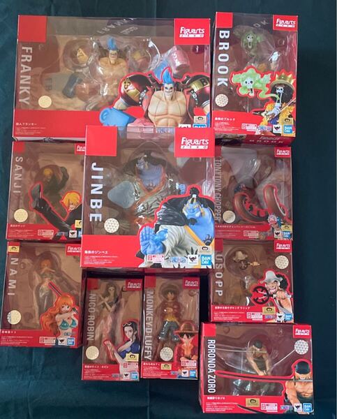 ワンピース フィギュア 麦わらの一味 フィギュアーツZERO Figuarts ZERO ONE PIECE フランキー ブルック チョッパー ゾロ サンジ ロビン