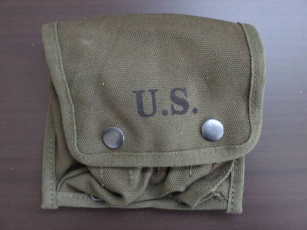 新品 米軍 アメリカ軍 ベトナム戦争 朝鮮戦争 OD色 レプリカ US文字 ファーストエイドポーチ ファーストエイドキット 海兵隊