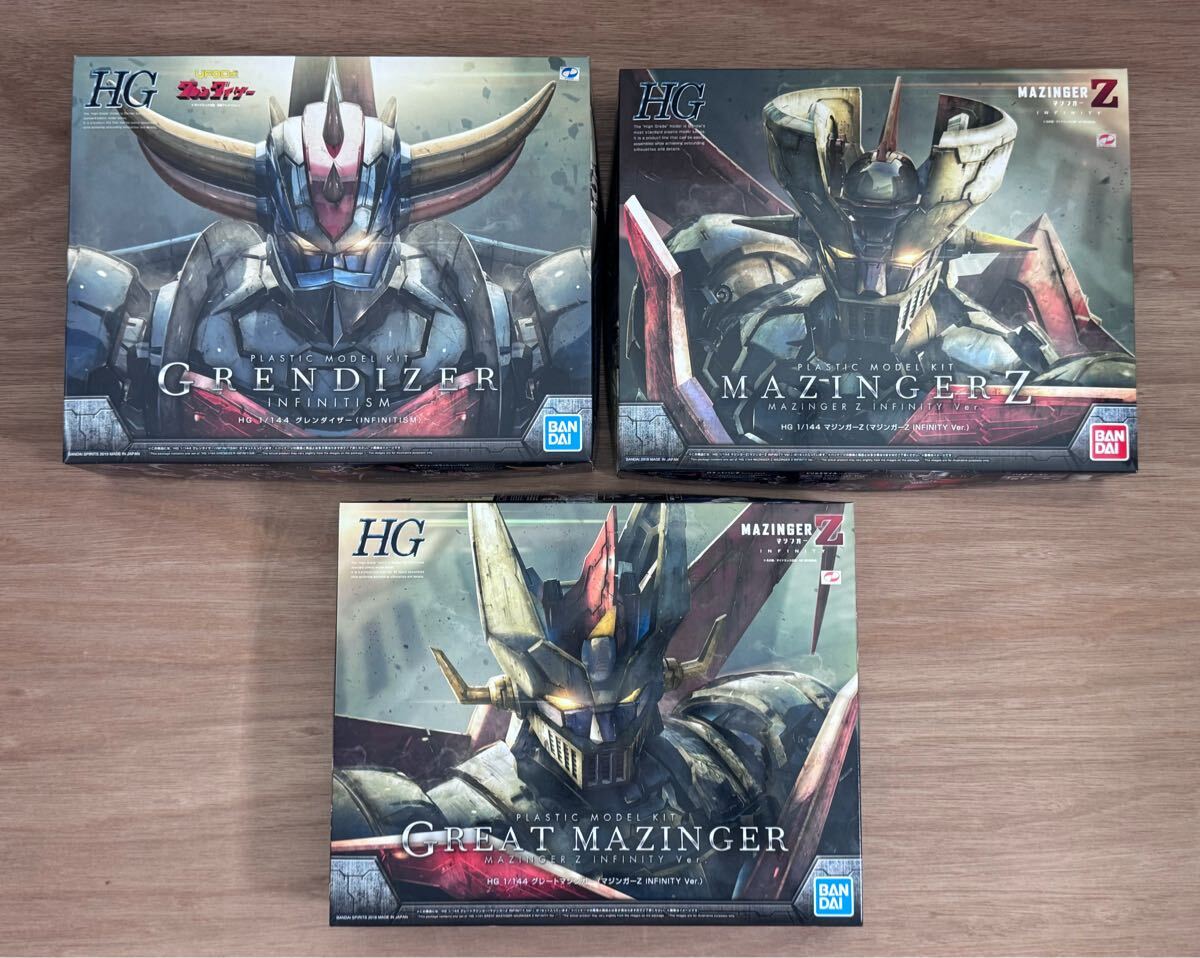 HG マジンガーシリーズ　まとめ売り　未組立 Yahoo!オークション -「マジンガーz プラモデル」の落札相場