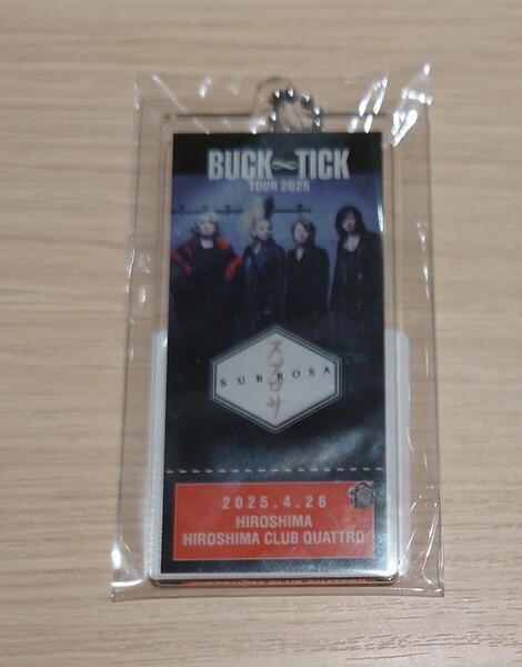 【送料無料】BUCK-TICK TOUR 2025 スブロサ グッズ★会場限定 アクリルキーホルダー/広島