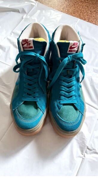 NIKE SB ZOOM BLAZER MID PLM US7 25cm ナイキ ブレーザー ハイカット