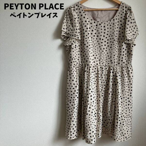 PEYTON PLACE ペイトンプレイス 半袖ワンピース 大きいサイズ 19号