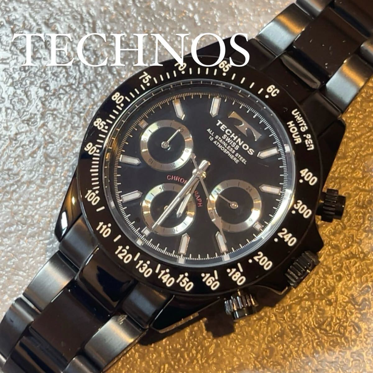 【美品/新品電池】 TECHNOS テクノス クロノグラフ メンズ 腕時計 2025年最新】Yahoo!オークション -テクノス クロノグラフの中古