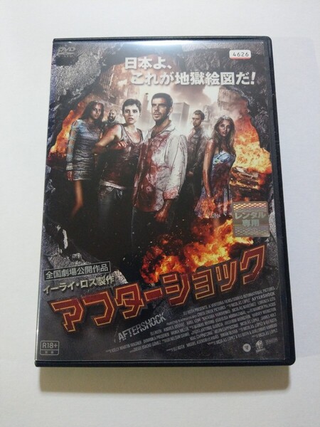 DVD【アフターショック】 レンタル キズ有 英語、スペイン語音声/日本語吹替・字幕 イーライ・ロス アリエル・レヴィ ニコラス・マルチネス