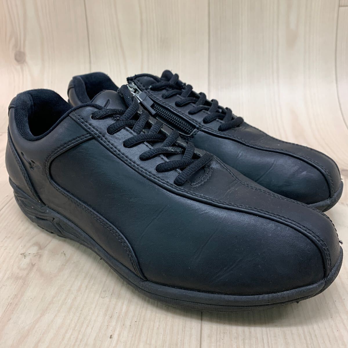 【未使用】mizuno ミズノ ウォーキングシューズ コンフォート25cm 黒 Yahoo!オークション -「ミズノウォーキングシューズ25」の落札
