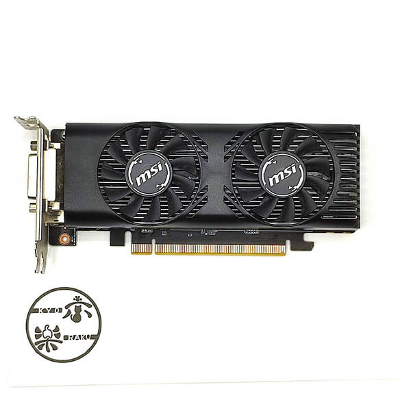 MSI NVIDIA GeForce GTX 1650 4GB ロープロファイル