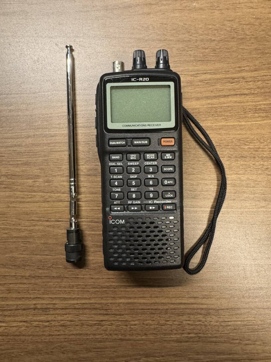 ICOM IC-R20広帯域受信機 ジャンク Yahoo!オークション -「ic-r20」の落札相場・落札価格