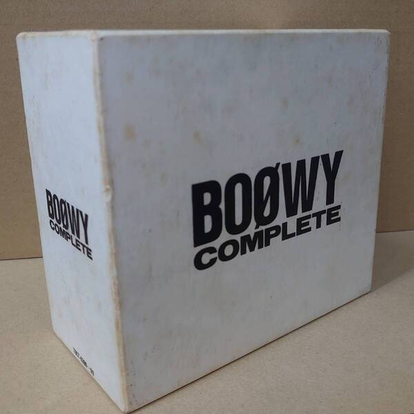 gk-38★ BOOWY COMPLETE REQUIRED EDITION 10CD BOX 白箱…氷室京介 ボウイ MORAL INSTANT LOVE JUST A HERO BEAT EMOTION PSYCHOPATH GIGS