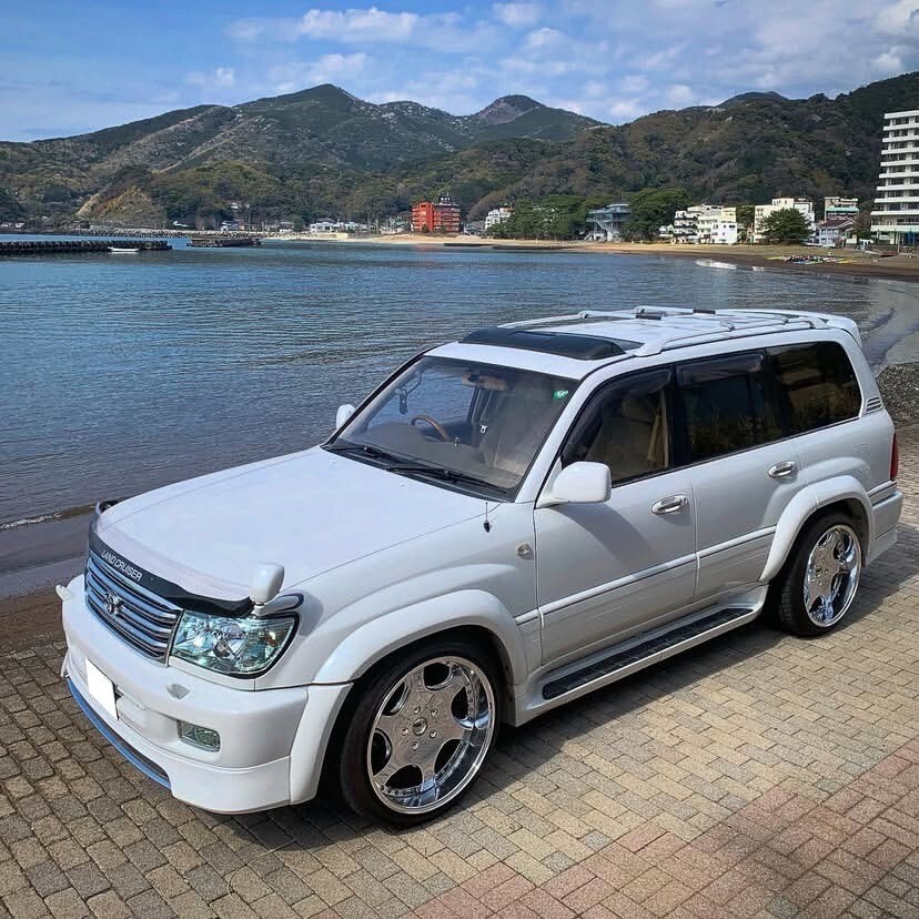 Yahoo!オークション -「ランクル100 サンルーフバイザー」の落札