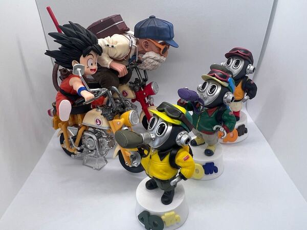 【新品未使用】ドラゴンボール フィギュア 亀仙人 孫悟空 バイク トリヤマロボ 40周年 5点セット