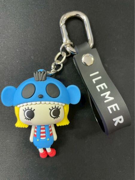 【新品未使用】イルメール ハッピーチャーム キーホルダー ブルー