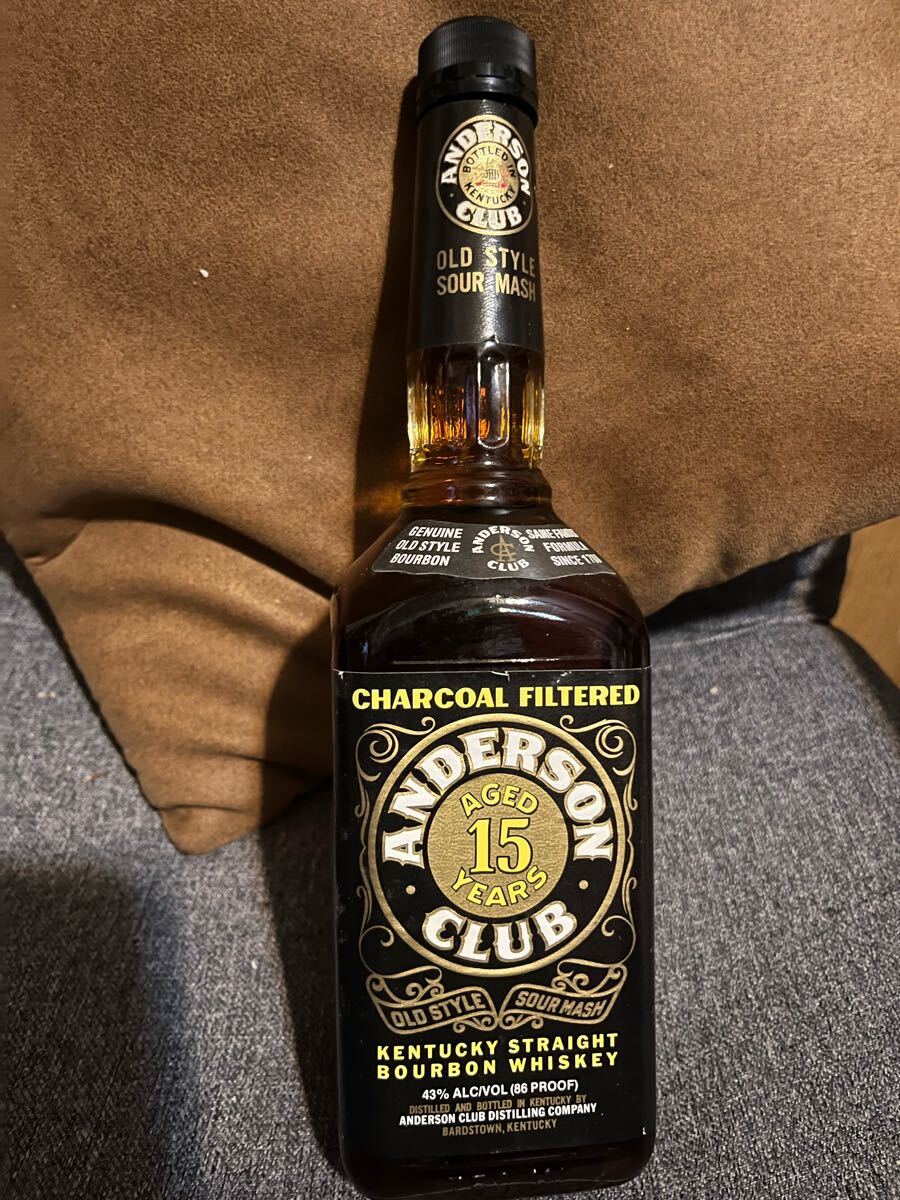 【未開封】ウイスキー　アンダーソンクラブ15年　バーボン　古酒 アンダーソンクラブ 15年 ANDERSON CLUB 15years old OLD STY