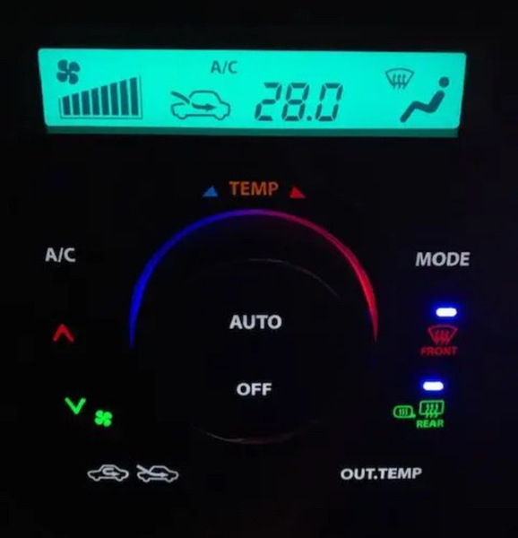 エアコンスイッチパネル LED打ち替え用LED MH55S MK53S スズキ スペーシア