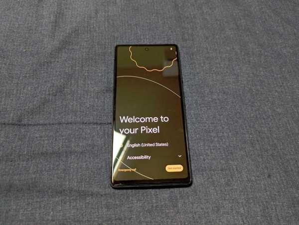 【中古】Google Pixel 6a チャコール 送料無料 ※裏面汚れ有り