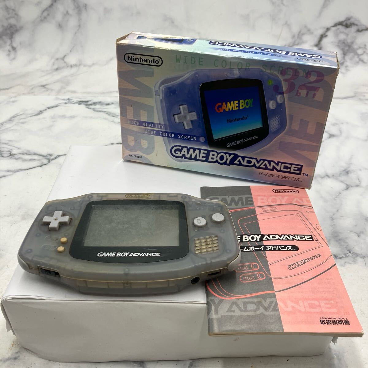 ゲームボーイアドバンス 本体 ミルキーブルー 外箱・説明書付き AGB-001 2025年最新】Yahoo!オークション -ゲームボーイアドバンス 本体