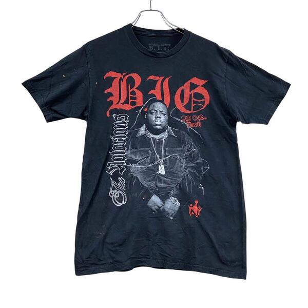 ノトーリアスBIG Tシャツ ヒップホップ ラップ 90s風 S【4888】