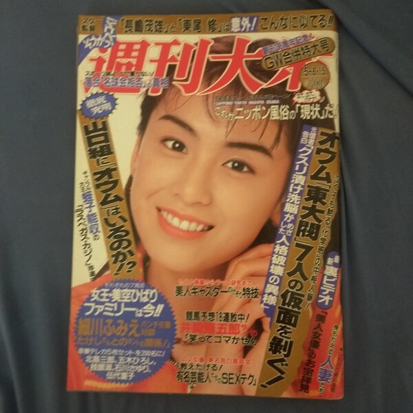 送料無料即決!週刊大衆1995年5月15日号雛形あきこ影山莉菜神咲れおな千堂あやか柴田はるか蛭子能収