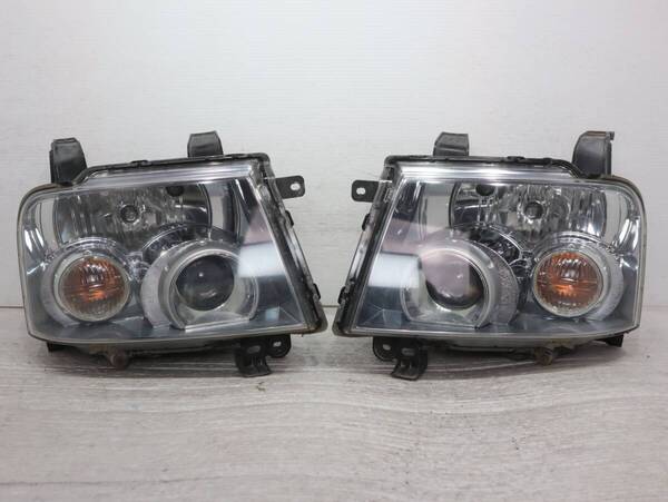 破損なし HID 【コーティング済】キセノン 迅速発送 STANLEY P3247 迅速発送 管理BR64-11 EKスポーツ H81W ヘッドライト 左右