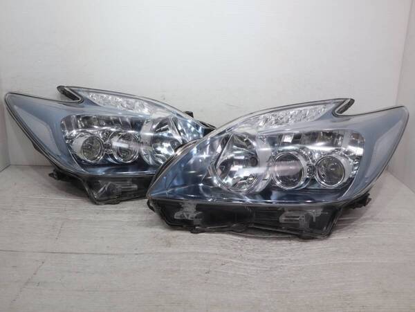キレイ 【コーティング済】 迅速発送 LED KOITO 47-30 管理BR65-9 プリウス 30系 ZVW30 ヘッドライト 左右