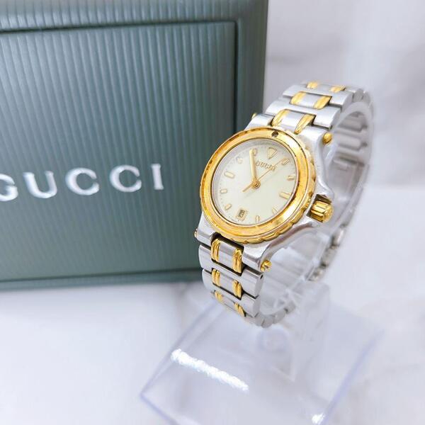 GUCCI 9700 L wristwatch Quartz 腕時計 クオーツ グッチ 電池交換済