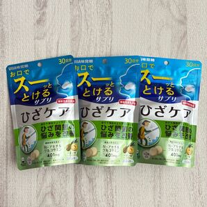UHA味覚糖 ひざケア スーッととけるサプリ 機能性表示食品 30日分×3袋