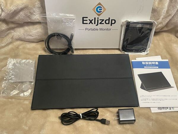 美品 Exljzdp モバイルモニター 15.6インチ 144HZ 1ms ゲーミングモニター フルHD EX-F156NC
