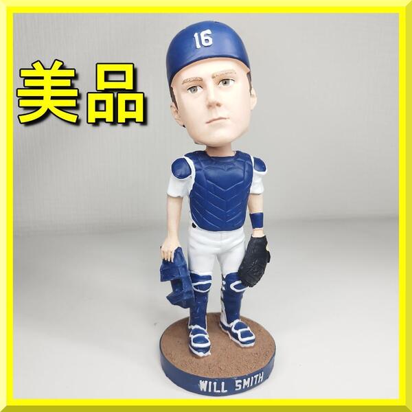 ウィル スミス ボブルヘッド ドジャース 美品 首振り人形 SGA キャッチャー 非売品 2023年 フィギュア ウィルスミス Will Smith 球場 yf732