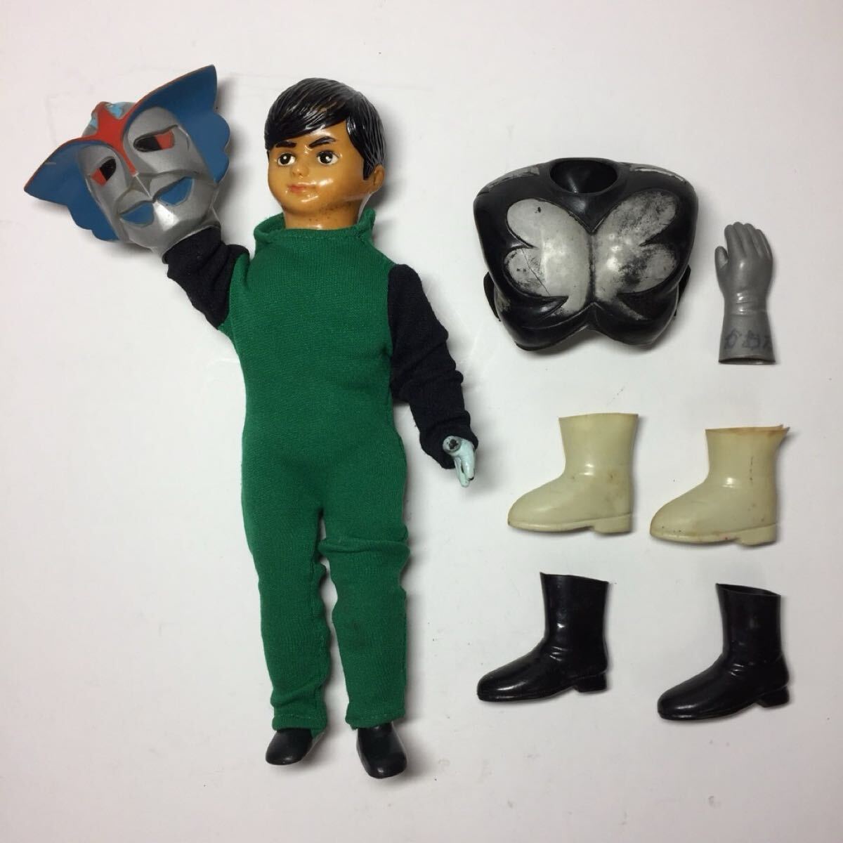 ライガー希少ビンテージ東映読売テレビさいとうプロ超人バロン1約26cm Yahoo!オークション -「超人バロム1」(ビンテージ) の落札相場