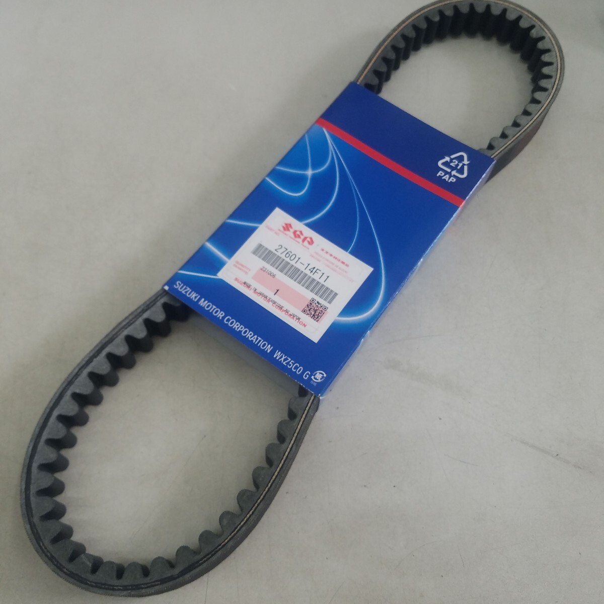 2-20318* Suzuki оригинальный приводной ремень 27601-14F11* SKY WAVE 250 60 размер 