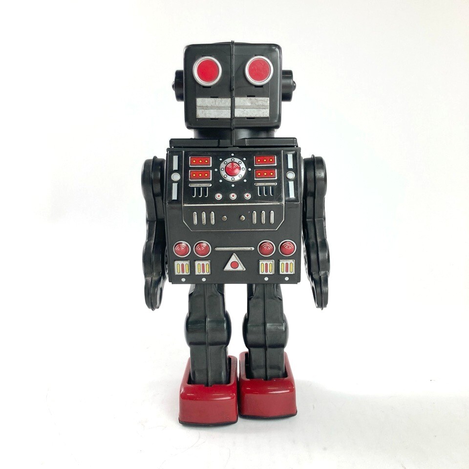 【入手困難】当時物/ホリカワ/フォークリフトロボット/ブリキ/堀川玩具 入手困難】当時物/ホリカワ/フォークリフトロボット/ブリキ