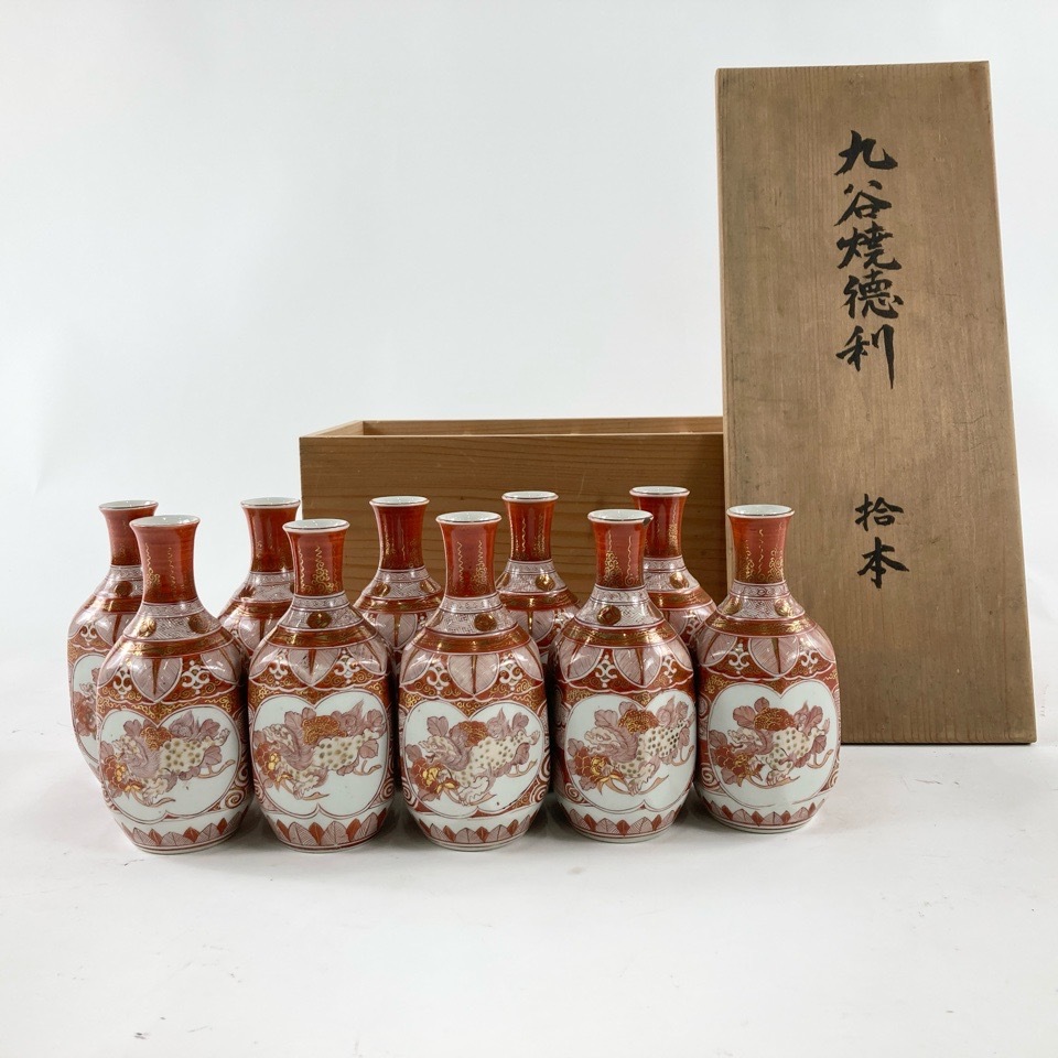 【九谷焼】 酒器セット 陶器 美術九谷 骨董品 Yahoo!オークション -「骨董品」(酒器) (九谷)の落札相場・落札価格