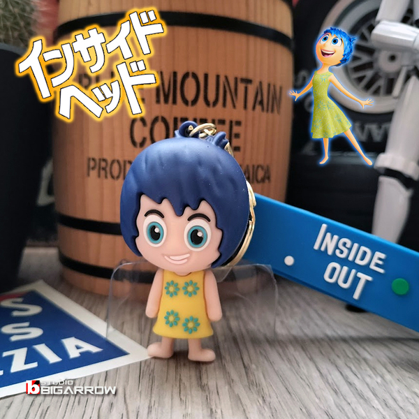 インサイドヘッド ヨロコビ INSIDEHED DISNEY ディズニー キーホルダー キーチェーン ストラップ アメリカン雑貨