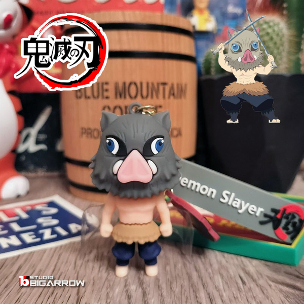鬼滅の刃 嘴平伊之助 いのすけ キーホルダー キーチェーン ストラップ アメリカン雑貨