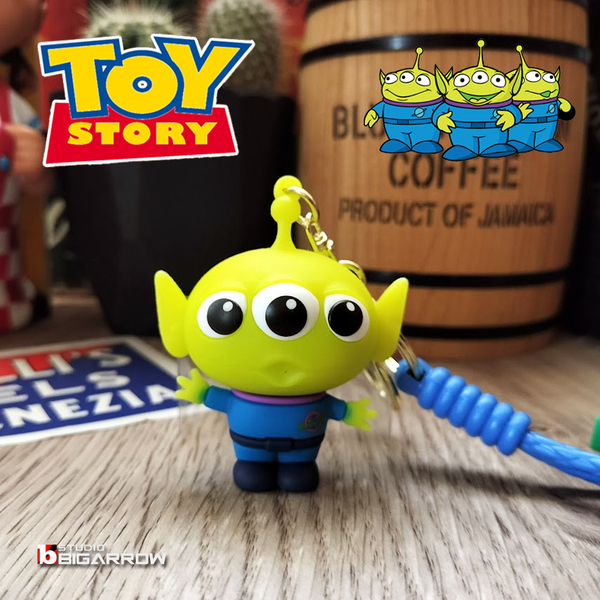 トイストーリー エイリアン ディズニー リトルグリーンメン キーホルダー キーチェーン ストラップ DISNEY TOYSTORY アメリカン雑貨