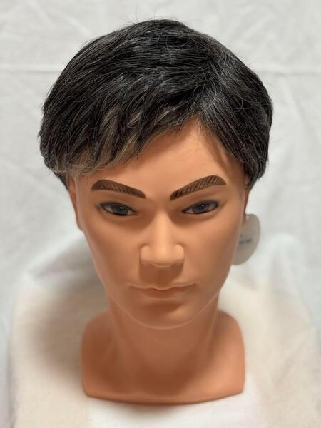 【ブラウン×ゴールド】ウィッグ メンズ かつら 男性 男性用ウィッグ ショート
