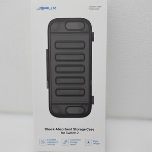 D(0730i5) ☆未開封 JSAUX Shock-Absorbent Strage Case Switch2用 PC0116 ケース ブラック