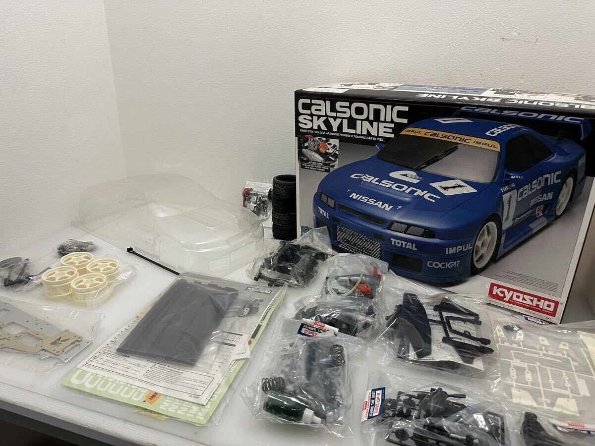 京商 Calsonic Skyline 4WD GTR エンジンラジコンカー Yahoo!オークション -「京商 カルソニックスカイライン」の落札