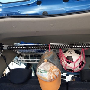 13 送料込み☆車内収納に車内バーと取り付けキット☆天井ネット☆トランク収納☆天井収納☆