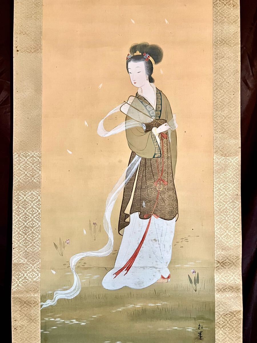 古い中国美人画掛け軸 安い中国 美人画 掛軸の通販商品を比較 | ショッピング情報の