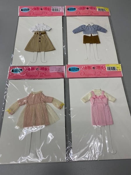 ◆未使用 リカちゃんキャッスル 22㎝サイズドレスコレクション 4点 まとめて