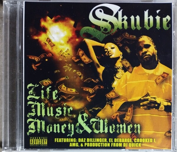 SKUBIE/LIFE,MUSIC,MONEY&WOMEN ギャングスタラップ DJ QUIK DAZ ロサンゼルス カリフォルニア ウエストコースト G-RAP west coast 24-4