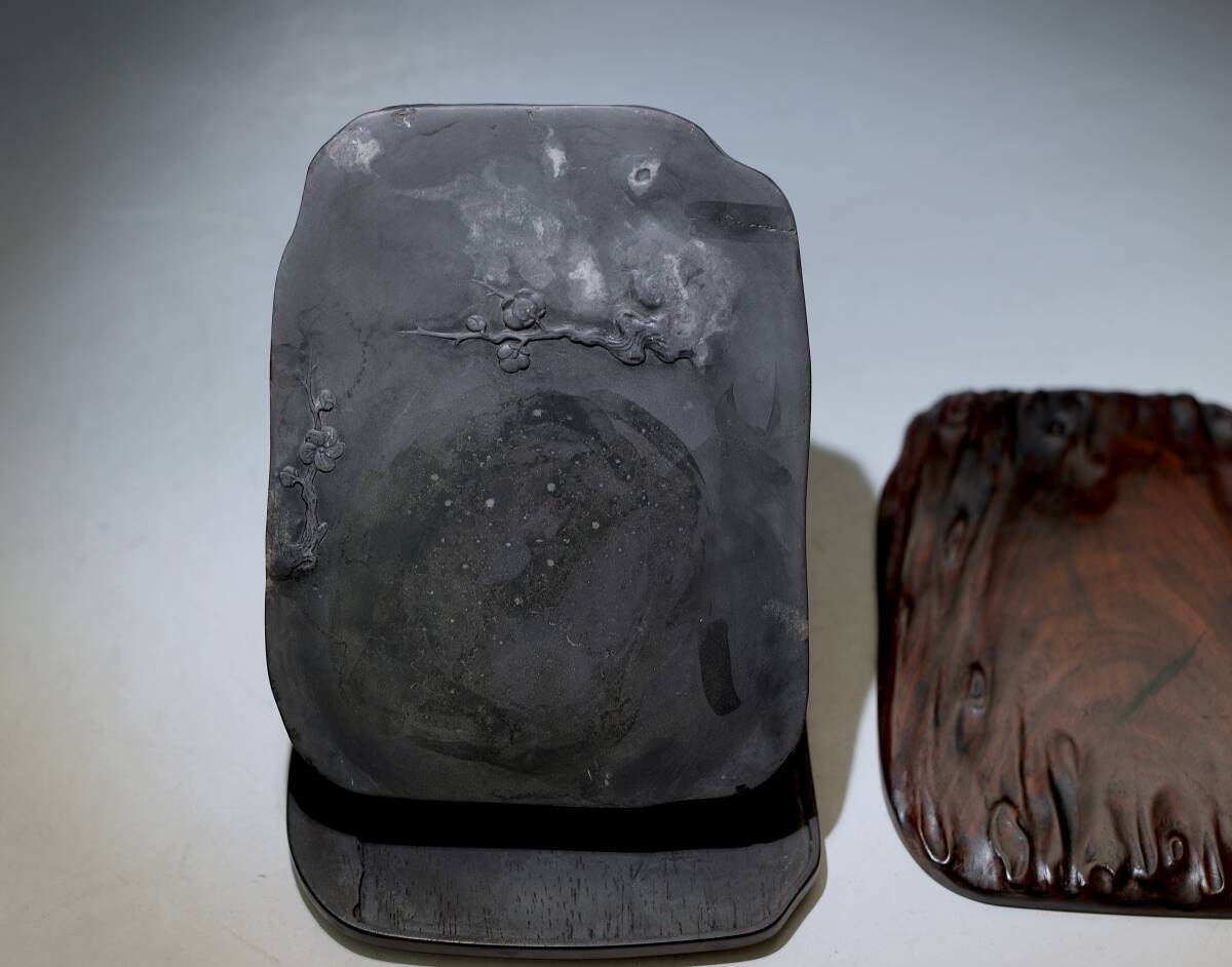 硯■古い極上硯石 書道道具 天然石 無紋 古玩 唐物 中国 時代物 骨董品■ 硯□古い極上硯石 書道道具 天然石 無紋 古玩 唐物 中国 時代物