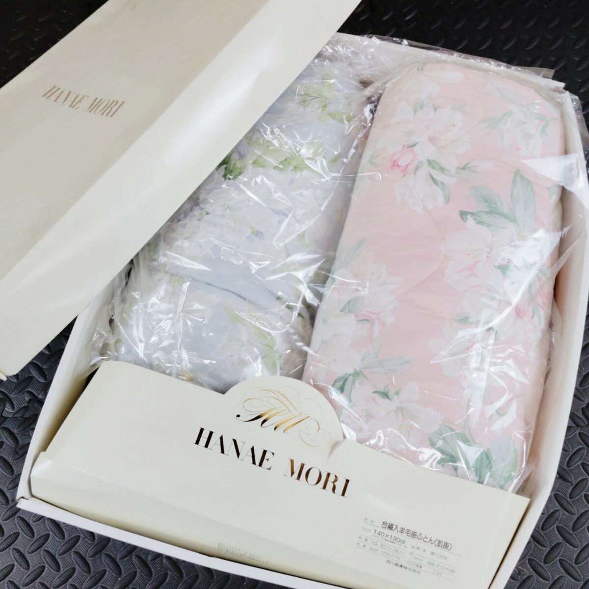 ✤未使用✤【HANAE MORI 森英恵】羽毛掛け布団 シングル ホワイトダウン Yahoo!オークション -「hanae mori ハナエモリ」(寝具) (家庭