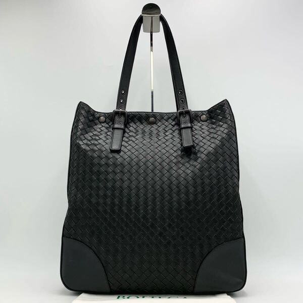 美品 BOTTEGA VENETA ボッテガヴェネタ イントレチャート アキャトル ビジネスバッグ グレー系 メンズ
