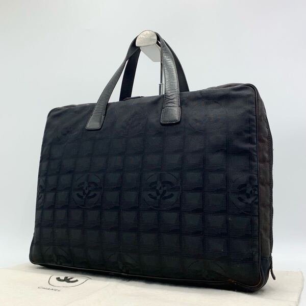CHANEL シャネル ハンドバッグ ビジネスバッグ ニュートラベル ライン ココマーク 黒 ブラック メンズ レディース 男女兼用