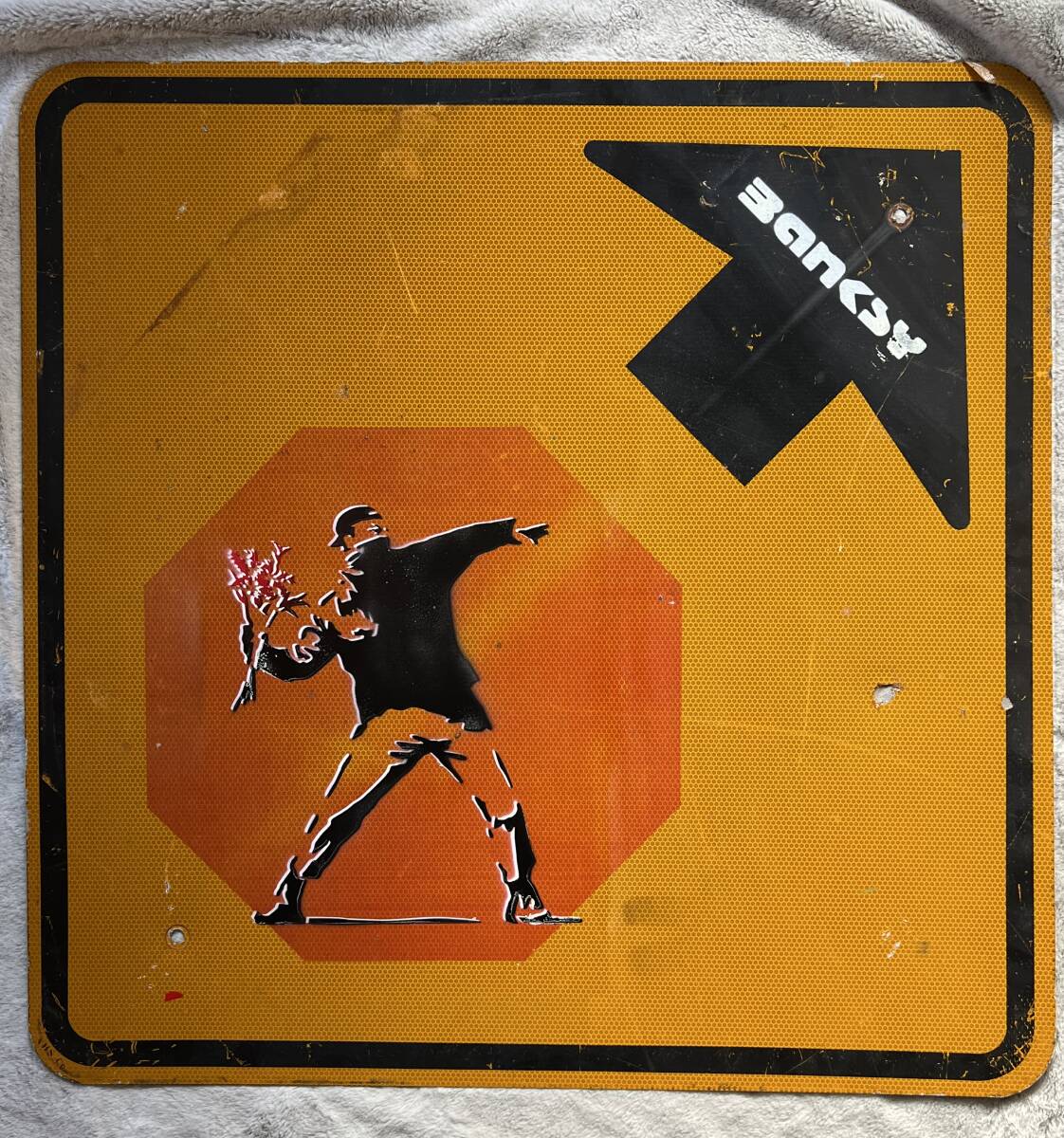 ストリートアートサイン Banksy ロードサイン 標識 希少 2025年最新】Yahoo!オークション -バンクシー標識の中古品・新品