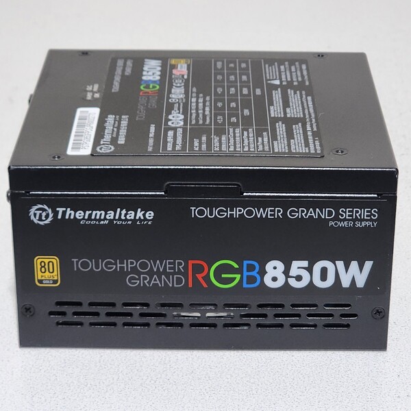 Thermaltake TOUGHPOWER GRAND RGB(TPG-850AH3FSGR) 850W 80PLUS GOLD認証 ATX電源ユニット フルプラグイン 動作確認済み PCパーツ